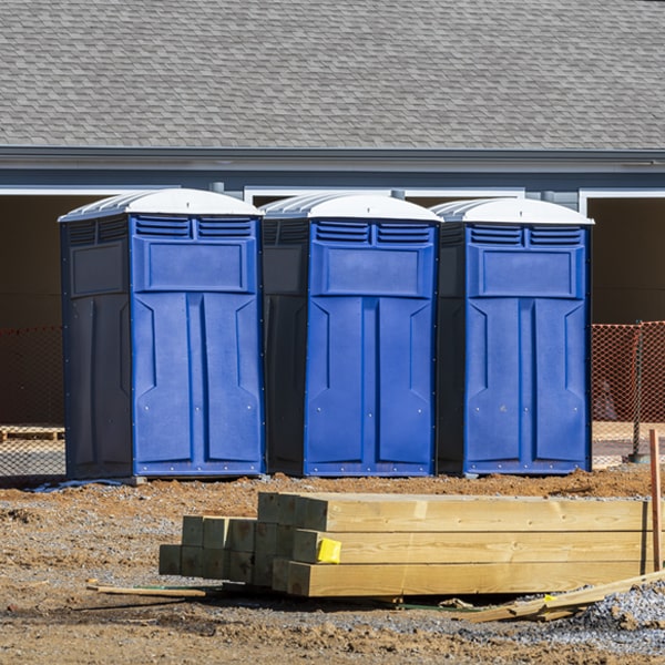 how do you ensure the portable toilets are secure and safe from vandalism during an event in Williamsburg NM